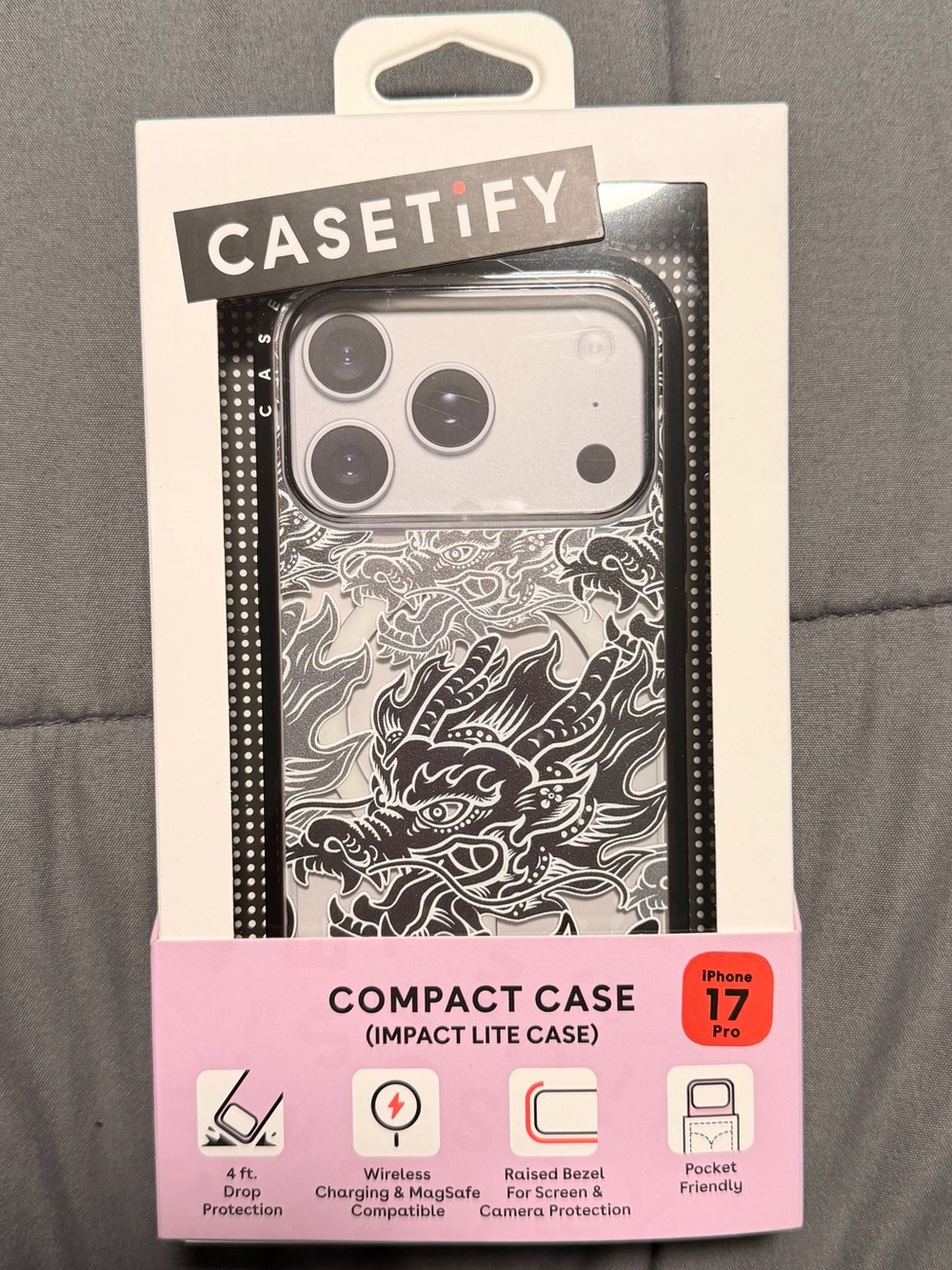 CASETiFY Impact Lite Case - Dragon - iPhone 17 Pro